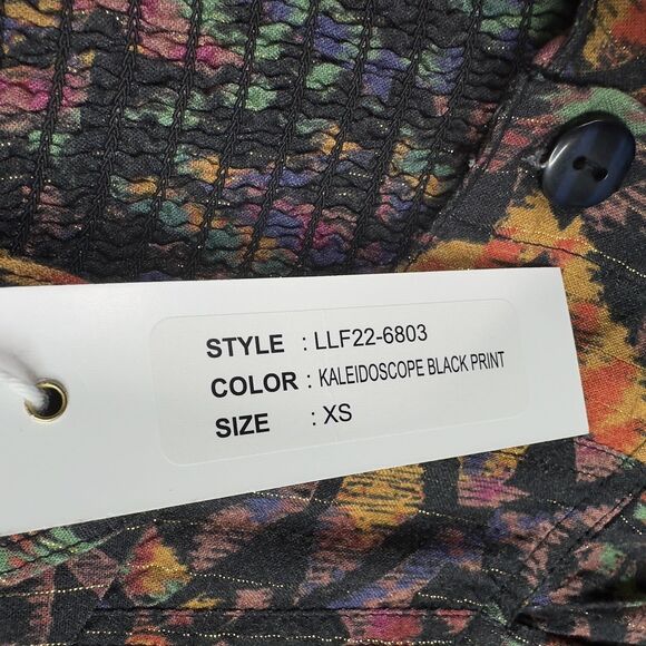 Anthropologie‎ Love The Label Dress XS NWT Boho Fairy Kaleidoscope Midi Cutout - Picture 10 of 14